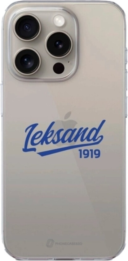 iPhone 16 Pro Max Leksands IF Clear case -mobildeksel, hvit