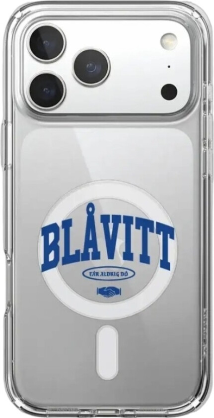 iPhone 17 Pro IFK Göteborg Clear case (MagSafe) -mobildeksel, hvit