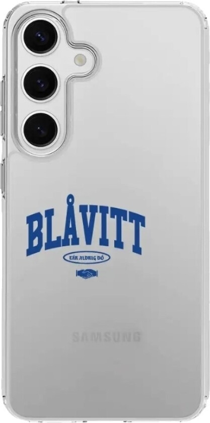 Samsung Galaxy S25 IFK Göteborg Clear case -mobildeksel, hvit