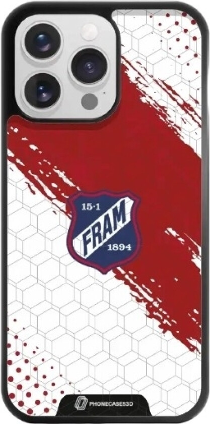 iPhone 16 Pro Max IF Fram Larvik 3D mobildeksel, svart