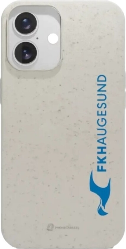 iPhone 16 FK Haugesund komposterbart deksel, hvit