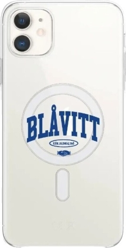 iPhone 11 IFK Göteborg Clear case (MagSafe) -mobildeksel, hvit