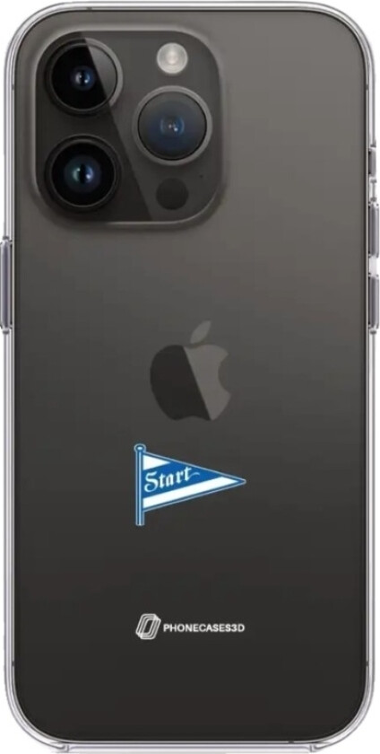 iPhone 13 Pro IK Start Clear case -mobildeksel, svart