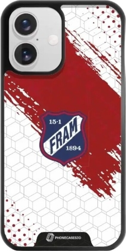 iPhone 16 IF Fram Larvik 3D mobildeksel, svart