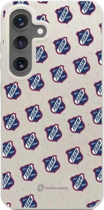 Samsung Galaxy S25 IF Fram Larvik komposterbart deksel, hvit