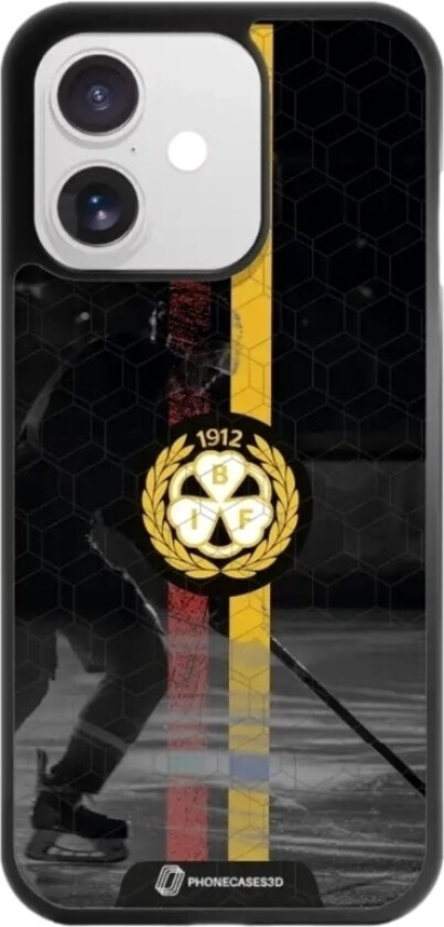 iPhone 17 Brynäs IF 3D mobildeksel, svart