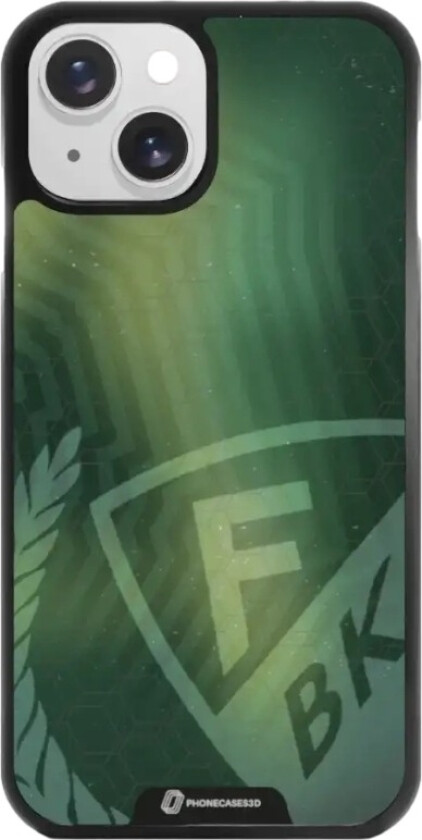 iPhone 15 Färjestad BK 3D mobildeksel, svart
