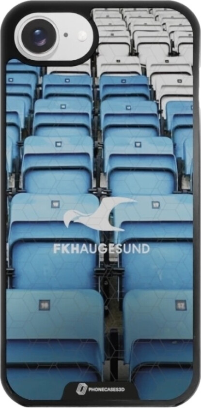 iPhone 16e FK Haugesund 3D mobildeksel, svart