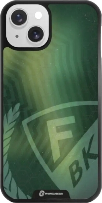 iPhone 13 Färjestad BK 3D mobildeksel, svart