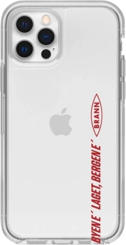 iPhone 12 Brann SK Clear case -mobildeksel, hvit