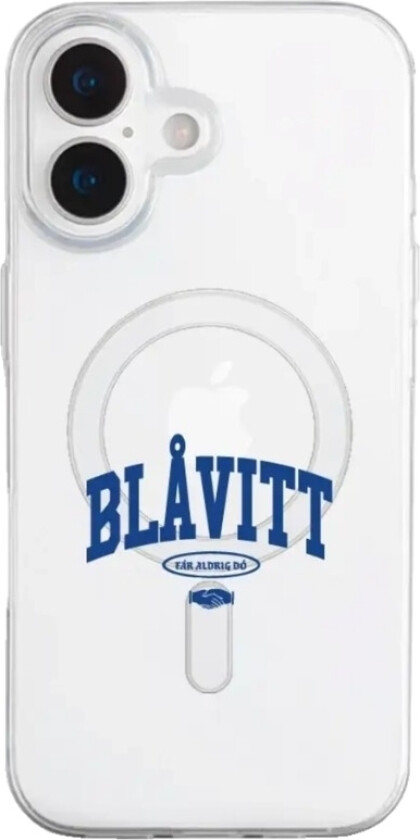 iPhone 17 IFK Göteborg Clear case (MagSafe) -mobildeksel, hvit