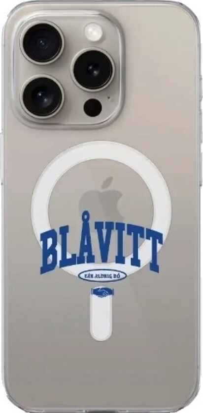 iPhone 16 Pro IFK Göteborg Clear case (MagSafe) -mobildeksel, hvit