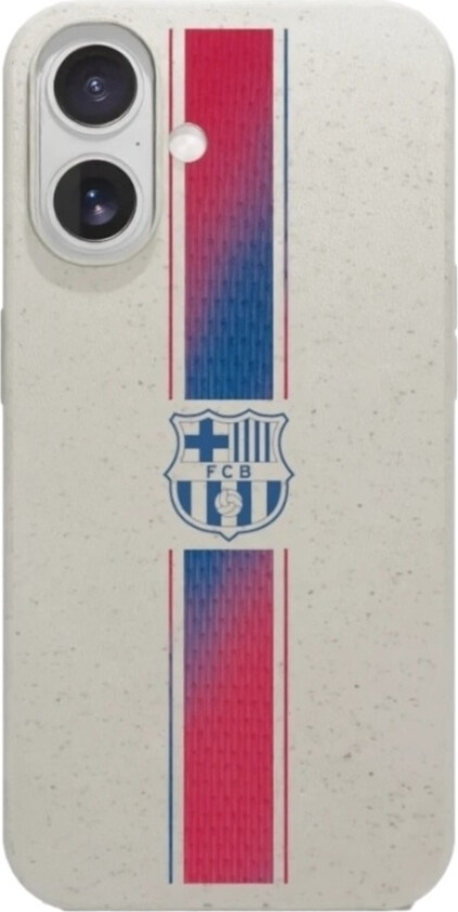 iPhone 17 FC Barcelona komposterbart deksel, hvit
