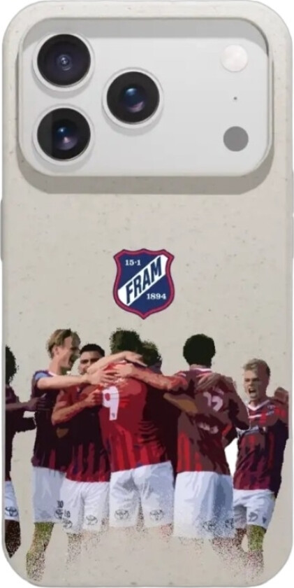 iPhone 17 Pro IF Fram Larvik komposterbart deksel, hvit