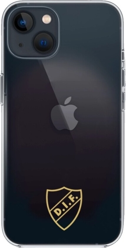 iPhone 13 Djurgårdens IF Clear case -mobildeksel, svart