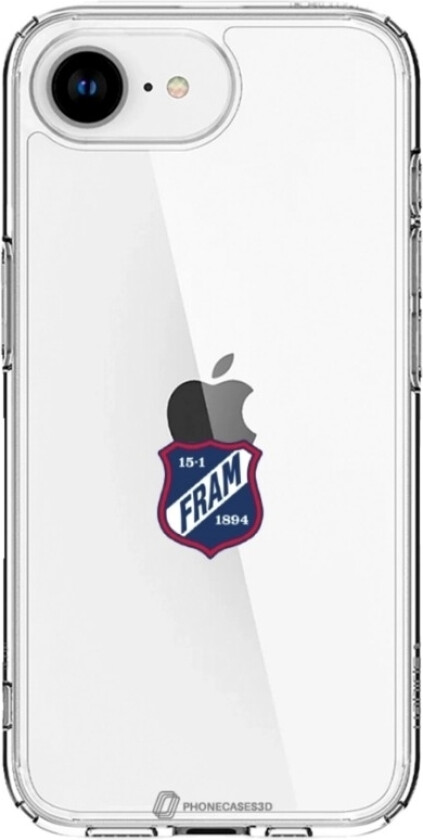 iPhone 16e IF Fram Larvik Clear case -mobildeksel, hvit