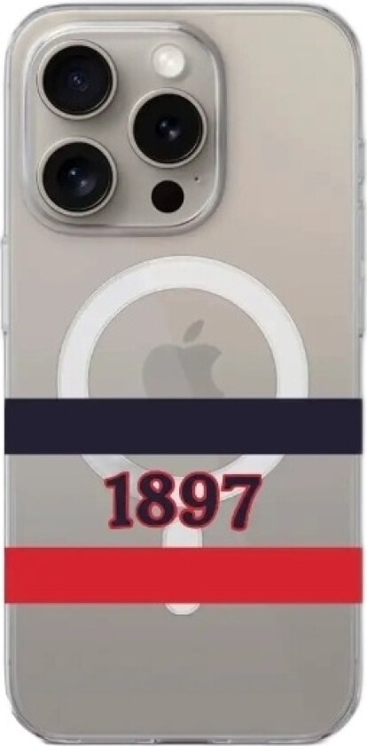 iPhone 16 Pro HIFK Hockey Clear case (MagSafe) -mobildeksel, hvit