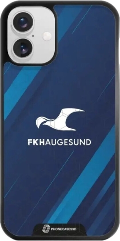 iPhone 16 Plus FK Haugesund 3D mobildeksel, svart