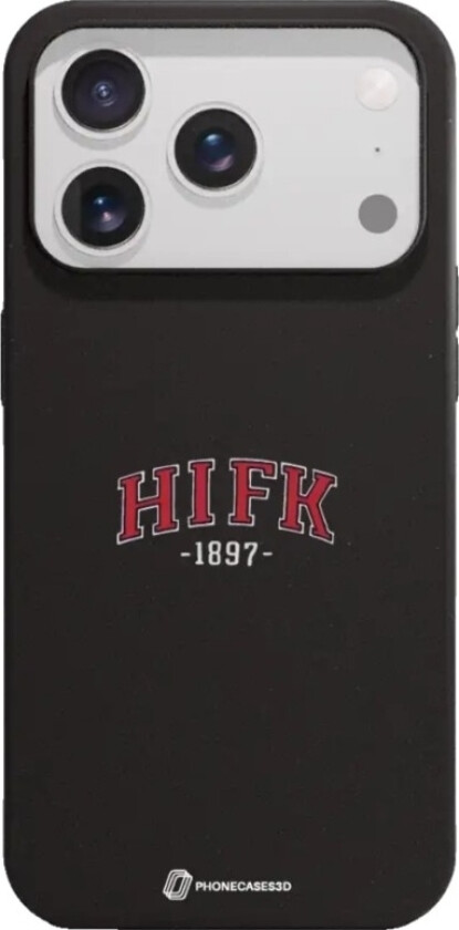iPhone 17 Pro Max HIFK Hockey komposterbart deksel, svart
