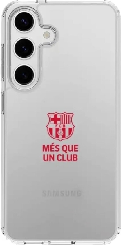 Samsung Galaxy S25+ FC Barcelona Clear case -mobildeksel, svart