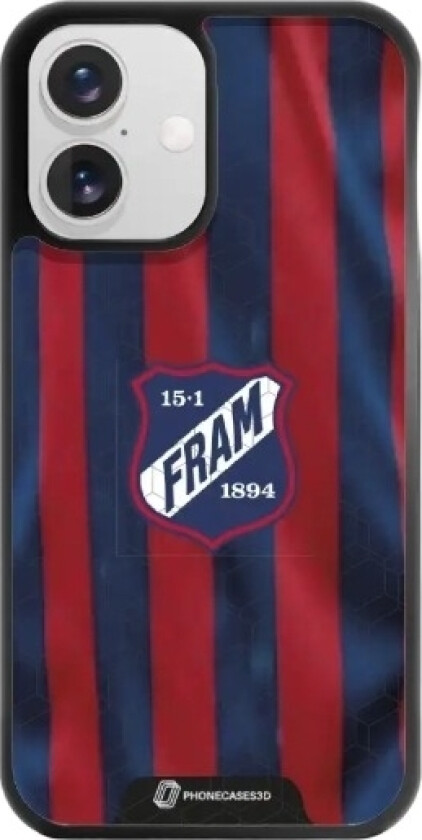 iPhone 16 IF Fram Larvik 3D mobildeksel, svart