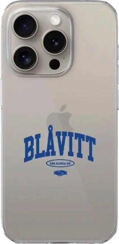 iPhone 15 Pro IFK Göteborg Clear case -mobildeksel, hvit