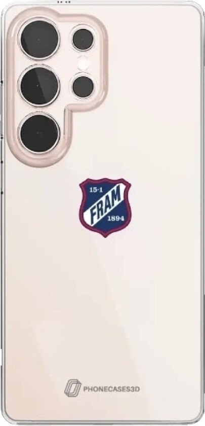 Samsung Galaxy S25 Ultra IF Fram Larvik Clear case -mobildeksel, hvit