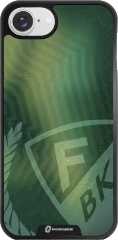 iPhone 16e Färjestad BK 3D mobildeksel, svart