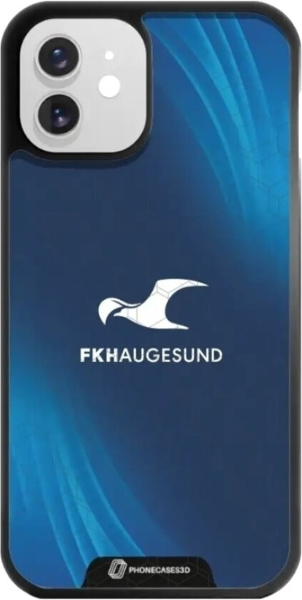 iPhone 12 FK Haugesund 3D mobildeksel, svart
