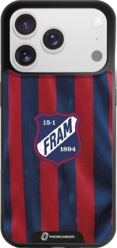 iPhone 17 Pro IF Fram Larvik 3D mobildeksel, svart