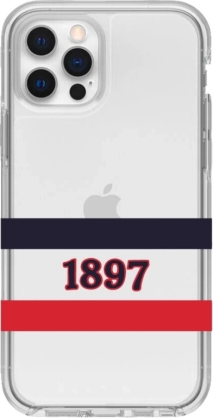 iPhone 12 HIFK Hockey Clear case -mobildeksel, hvit