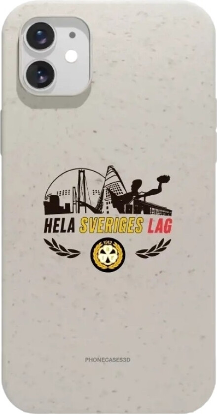iPhone 11 Brynäs IF komposterbart deksel, hvit
