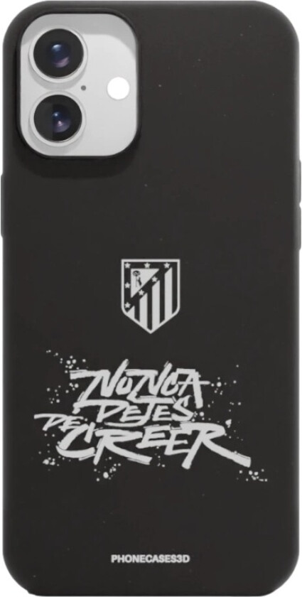 iPhone 16 Plus Atlético de Madrid komposterbart deksel, svart