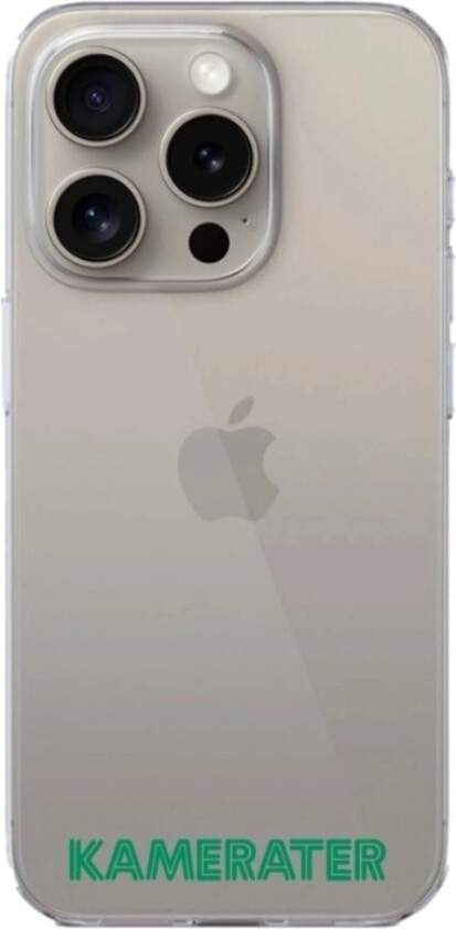 iPhone 16 Pro HamKam Clear case -mobildeksel, hvit