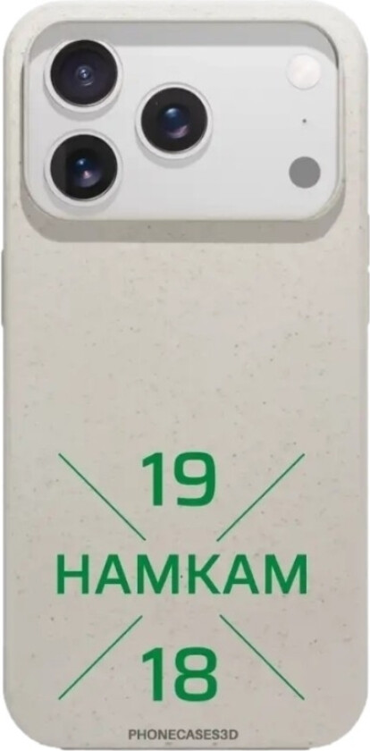 iPhone 17 Pro Max HamKam komposterbart deksel, hvit
