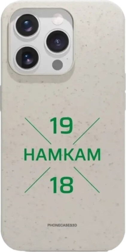 iPhone 15 Pro HamKam komposterbart deksel, hvit
