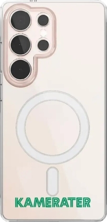 Samsung Galaxy S25 Ultra HamKam Clear case (MagSafe) -mobildeksel, hvit