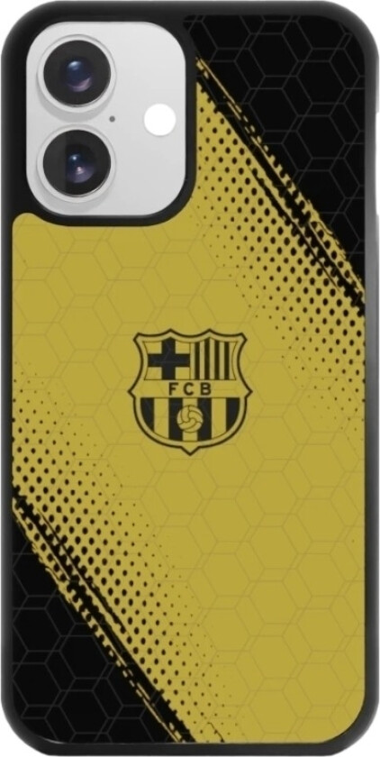 iPhone 16 FC Barcelona 3D mobildeksel, svart