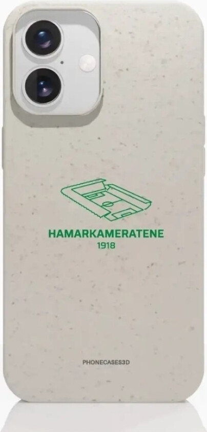 iPhone 16 HamKam komposterbart deksel, hvit