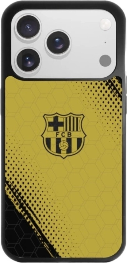 iPhone 17 Pro Max FC Barcelona 3D mobildeksel, svart