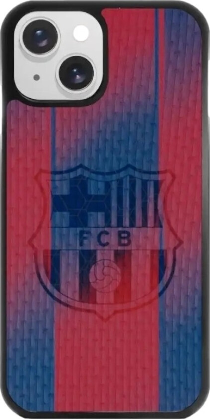 iPhone 15 FC Barcelona 3D mobildeksel, svart