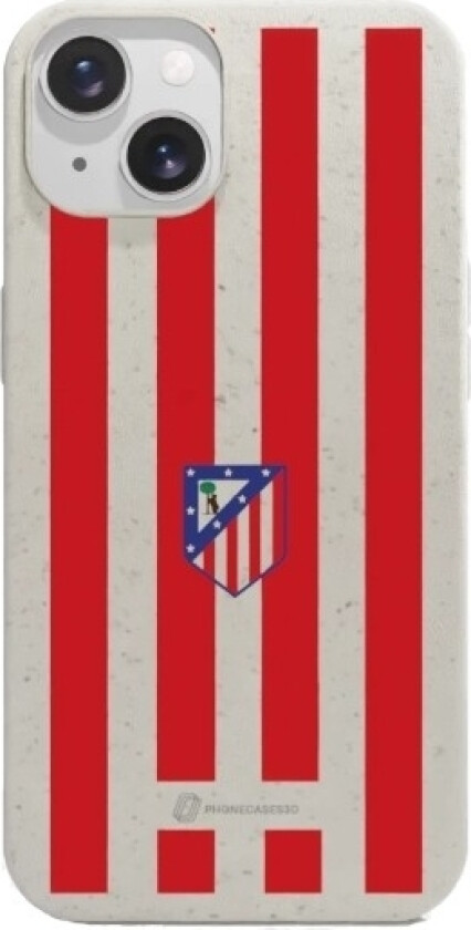 iPhone 14 Atlético de Madrid komposterbart deksel, hvit