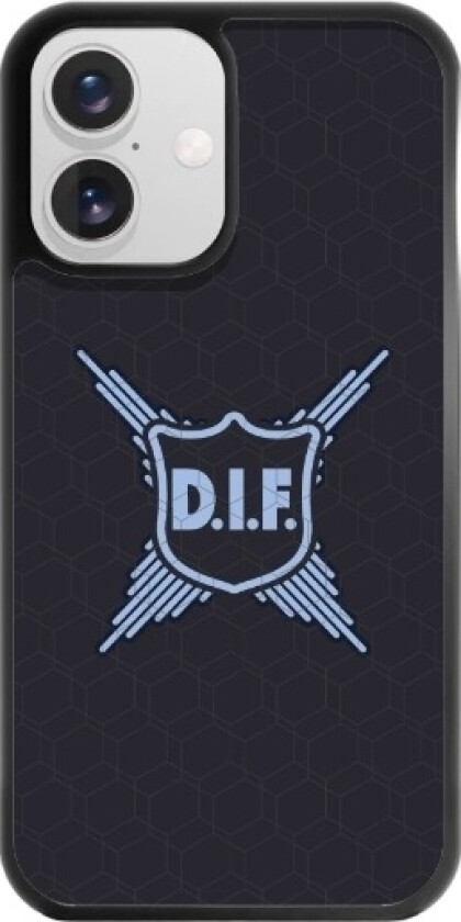 iPhone 16 Djurgårdens IF 3D mobildeksel, svart