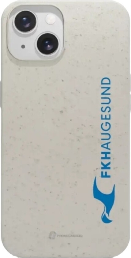 iPhone 15 FK Haugesund komposterbart deksel, hvit