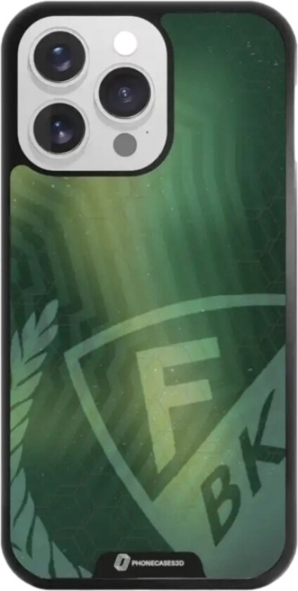 iPhone 13 Pro Färjestad BK 3D mobildeksel, svart