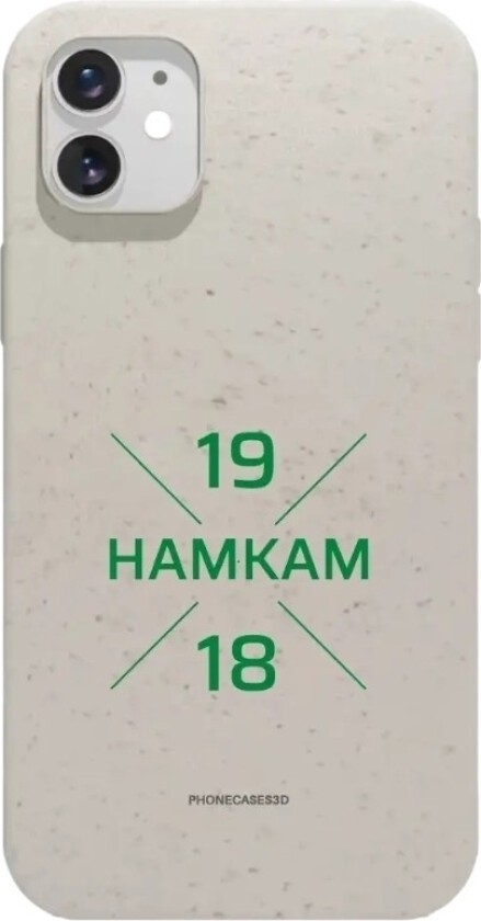 iPhone 11 HamKam komposterbart deksel, hvit