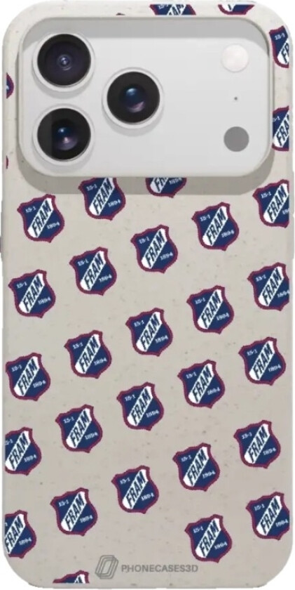 iPhone 17 Pro IF Fram Larvik komposterbart deksel, hvit