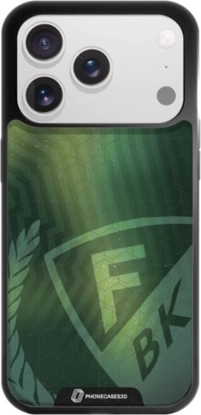iPhone 17 Pro Max Färjestad BK 3D mobildeksel, svart