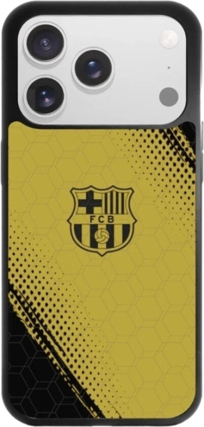 iPhone 17 Pro FC Barcelona 3D mobildeksel, svart