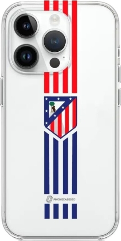 iPhone 13 Pro Atlético de Madrid Clear case -mobildeksel, hvit